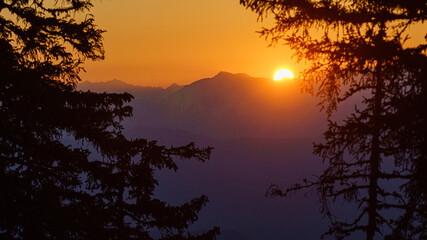 Fototapeta premium Massif de la Chartreuse.
