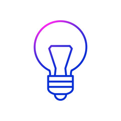 Bulb icon vector