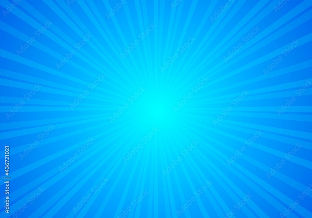 Poster vector background with sunburst retro style. sunburst background pop art style design. abstract hori