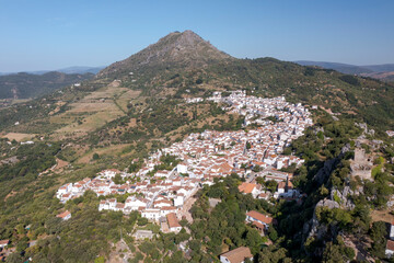 Fototapeta na wymiar Municipio de Gaucín en la comarca del valle del Genal, Andalucía