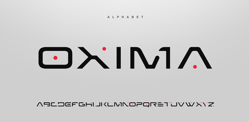 Sport Modern Alphabet Font. Typography urban style fonts for technology, digital, music, movie logo design