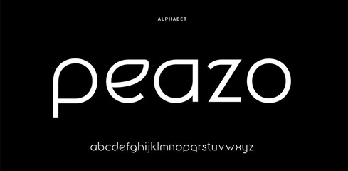 Sport Modern Alphabet Font. Typography urban style fonts for technology, digital, music, movie logo design