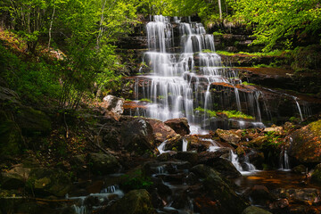 Tupavica Waterfall, Dojkinci, Stara planina. Nature outdoors travel destination, Stara Planina (Balkan mountain), Serbia