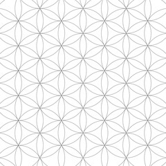 Abstract design element pattern, flower of life. Vector illustration