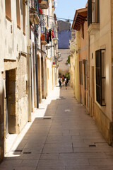 Fototapeta na wymiar Calle del barrio antiguo de Tarragona
