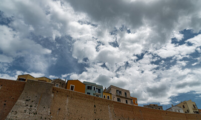 Termoli. Glimpses of the old town. Termoli is an Italian town of 32 953 inhabitants in the province...