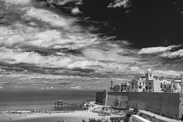 Termoli. Glimpses of the old town. Termoli is an Italian town of 32 953 inhabitants in the province...