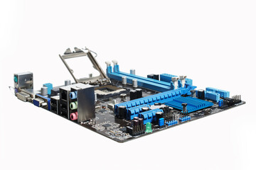 The motherboard is one of the main parts of a computer