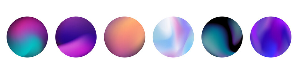 Gradient Colorful Minimalistic Highlights for Social Media. Vector illustration