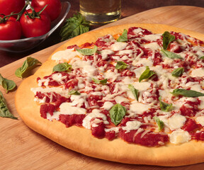 Pizza images for the food industry.