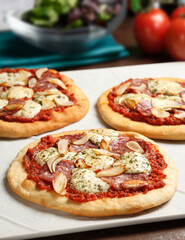 Pizza images for the food industry.