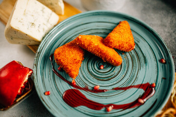 Cooked meat on a plate