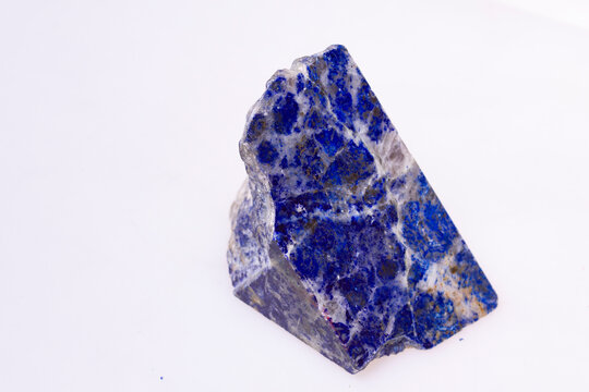 stone mineral lapis lazuli with a polished surface