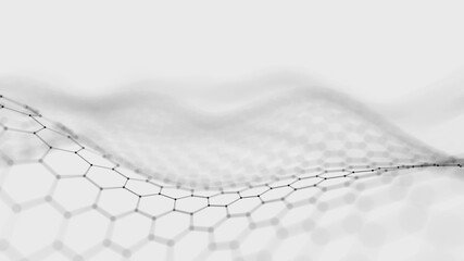 white hexagon texture background  © Ростислав Сауляк
