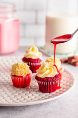 Cupcake session in kitchen environment
