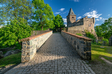 Frankenstein Castle in Muhltal near Darmstadt, Germany.