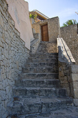 Beautiful natural stone staircase