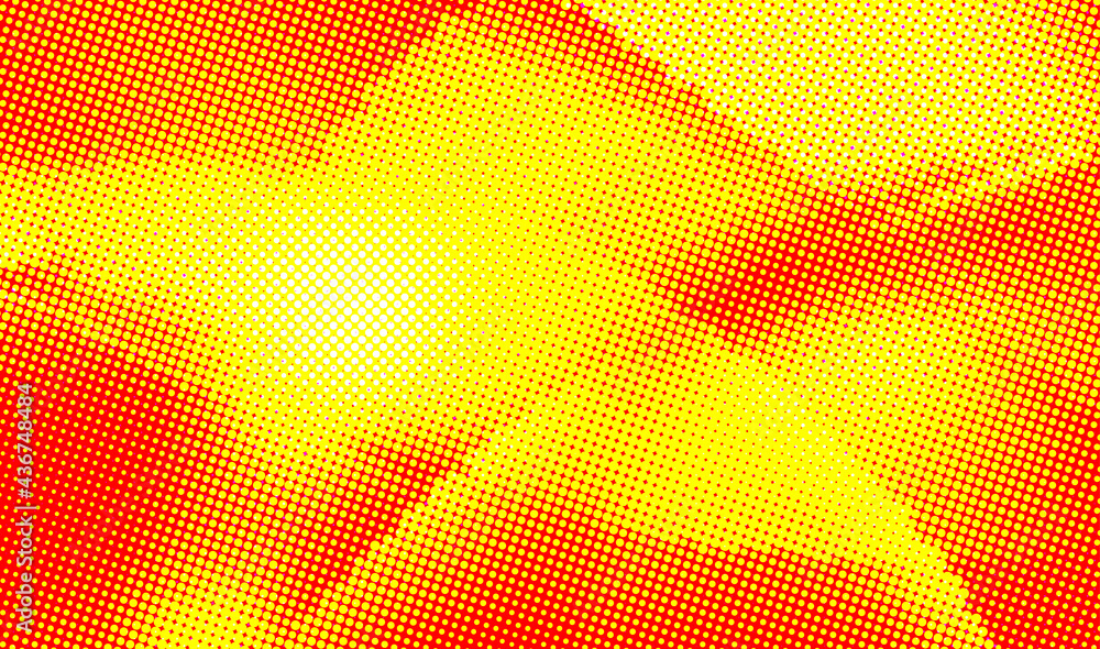 Poster Retro background with halftone effect. Dotted pattern