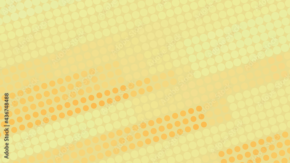 Poster abstract unsaturated pale yellow background with light orange dots. vector graphic pattern