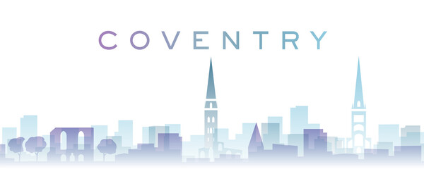 Coventry Transparent Layers Gradient Landmarks Skyline