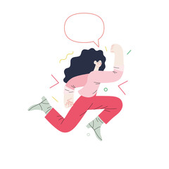 Happiness - happy people jumping in the air cheerfully