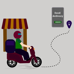 fast food delivery online on transport