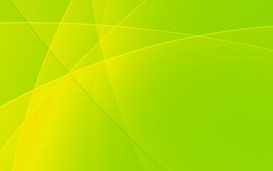 Naklejka na ściany i meble Abstract geometric green and yellow curve line gradient Background. with space for concept design Technology and modern.