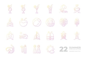 Summer Outline Icon