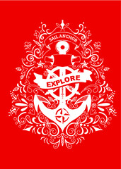 Sail Anchor Explore Logo