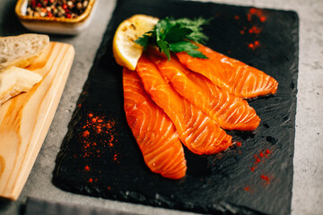 cooked fish on plate
