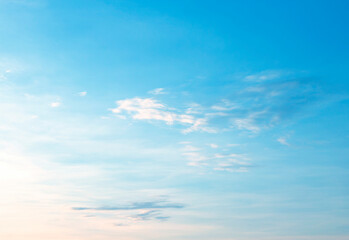 The vast blue sky and clouds sky