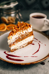 a piece of tasty cake
