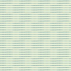 Coastal drawn broken stripe print seamless pattern. 2 tone line sketch printed background for interior textiles and modern trendy maritime fashion.  Linear all over design vector repeat.
