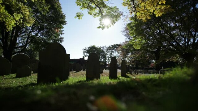 an old cemetery in Salem Massachusetts