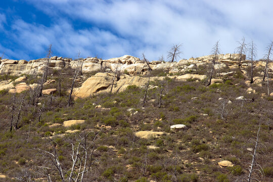 Prater Ridge edges the rim of the high plateau at Mesa Verde National Park in Colorado