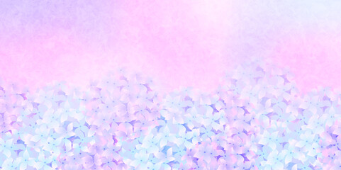 あじさい　梅雨　和紙　背景