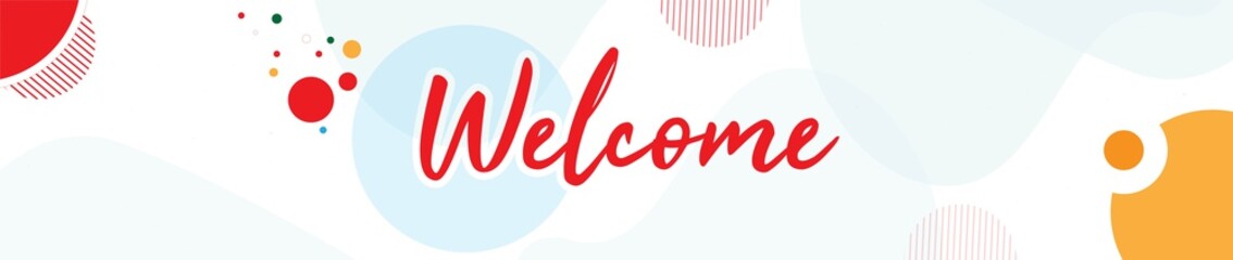 Welcome web banner