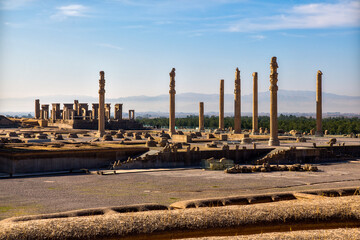 Persepolis was the capital of the Achaemenid Empire. It is in northeast of the city of Shiraz in Fars Province, Iran. /  UNESCO World Heritage Sites.