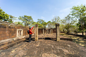 Prasat Khao Phanom Rung is a castle stone laterite, Buriram Province, Thailand.