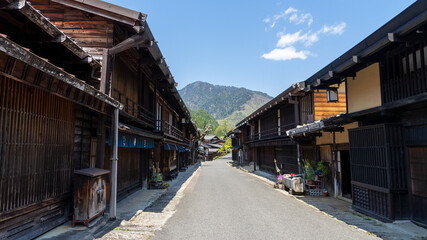妻籠宿 古い町並み Tsumagojuku