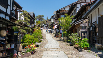 馬籠宿 古い町並み Magome-juku
