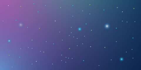 night sky with stars and moon. paper art style. Dreamy background with moon stars and clouds, abstract fantasy background. Half moon, stars and clouds on the dark night sky background. 