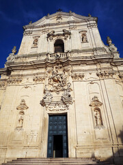 The St. Martin's Basilica in Martina Franca, ITALY