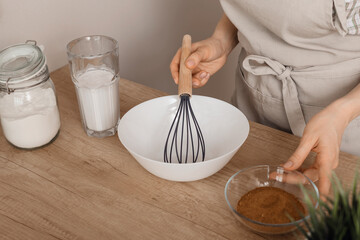 The process of making gluten-free baked goods. The concept of cooking vegetarian pastries.