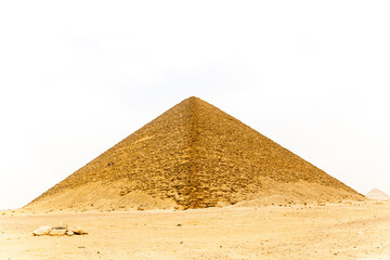 Fototapeta na wymiar View to the famous broken pyramid - bent Pyramid