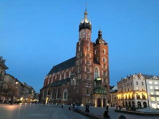 Fototapeta na wymiar saint Maria cathedral, Poland, Krakow 