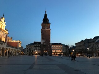 Market square, krakow, Poland 