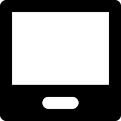 Ipad Glyph Vector Icon