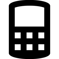 Mobile Glyph Vector Icon