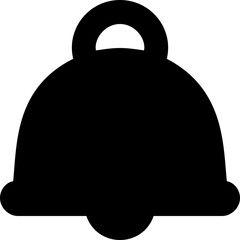 Bell Glyph Vector Icon